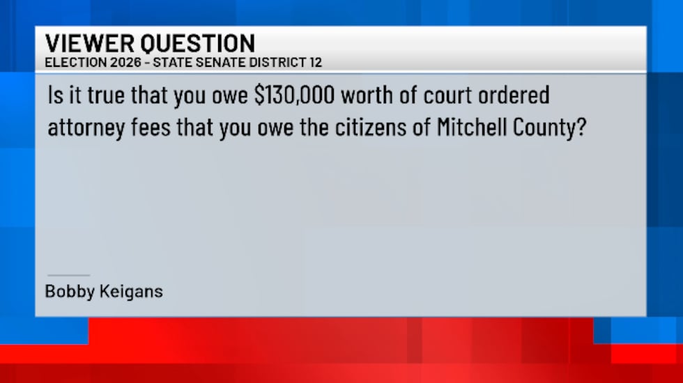 Viewer submitted question for Corey Morgan