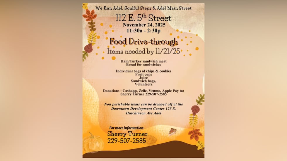 Community drive aims to keep families fed and warm in Adel