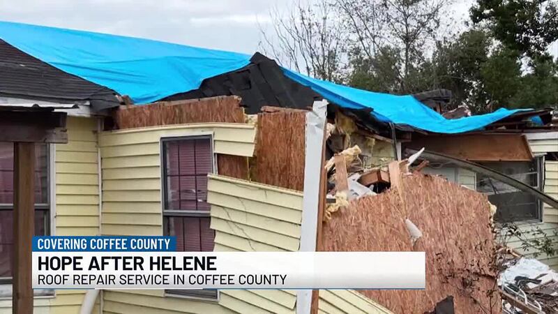 The organization aims to repair at least 10 roofs on homes damaged by Hurricane Helene.