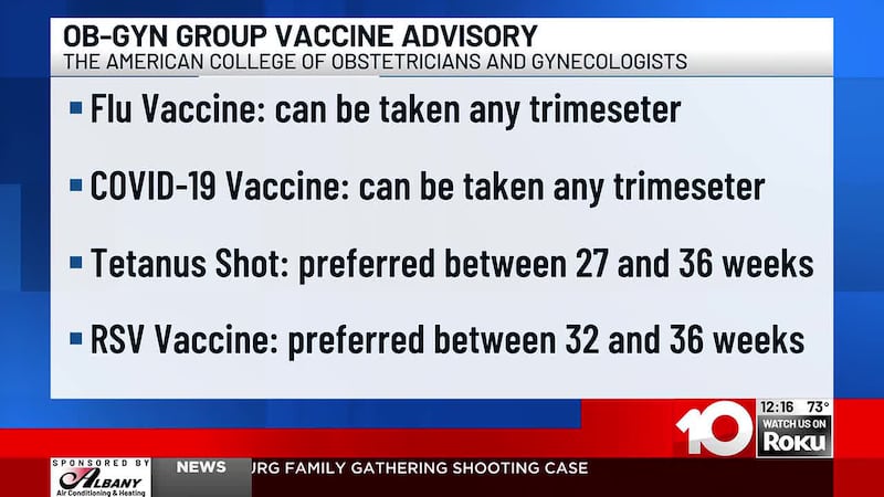 OB-GYN group makes vaccine recommendations for the first time