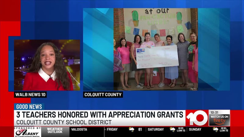 United Way of Colquitt County is honoring three teachers for their impact on students.