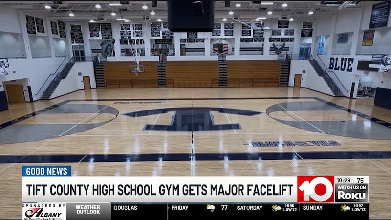 After 30 years of service Tift county High School's gymnasium got some needed upgrades.