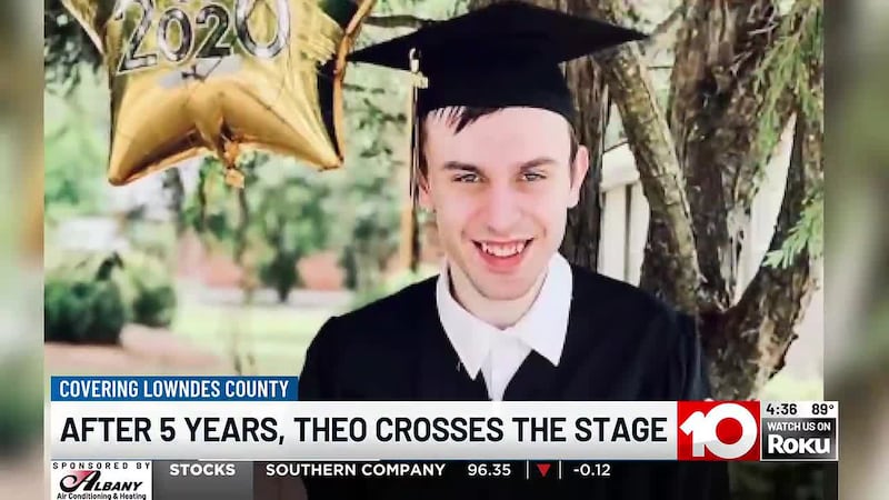 Five years of fighting for their disabled son to walk across the stage, a Georgia family is...