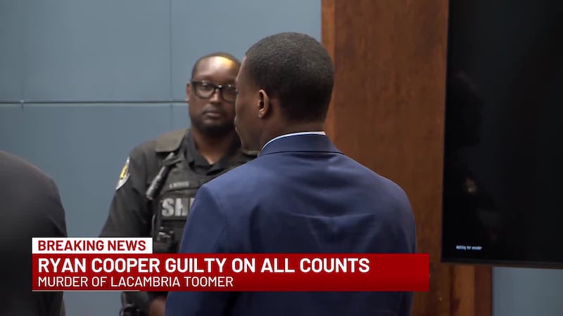 Guilty verdict reached in Lacambria Toomer murder trial 4 p.m. hit at 7/14/26