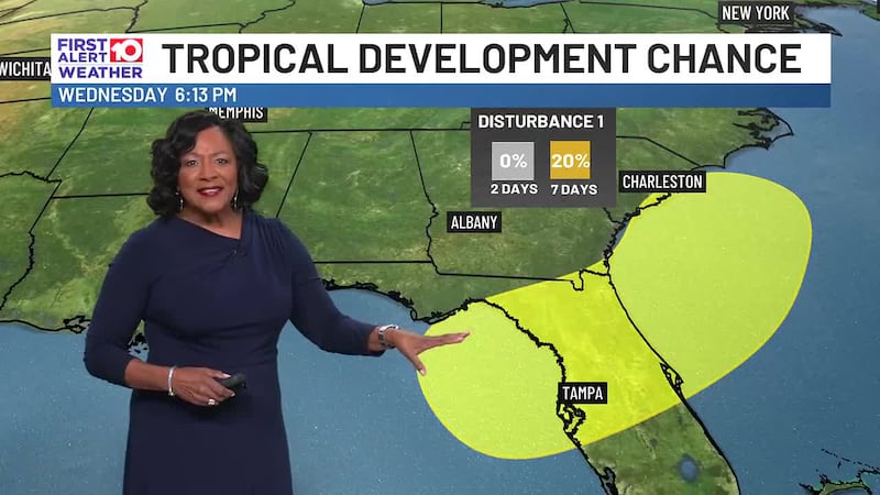 Tropical moisture increases this weekend