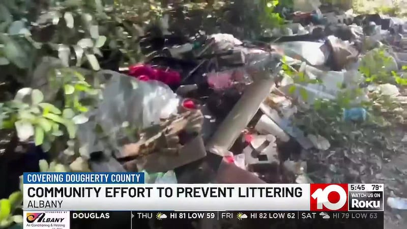 Keep Albany-Dougherty Beautiful launches "Litter is UnLawful" campaign in hopes to encourage...