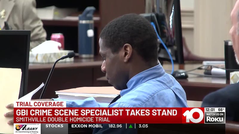 GBI Crime Scene Specialist took the stand at trial to describe the crime scene left behind...