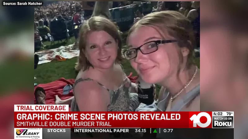 Graphic crime scene photos from the deadly shooting of Smithville mother and daughter were...