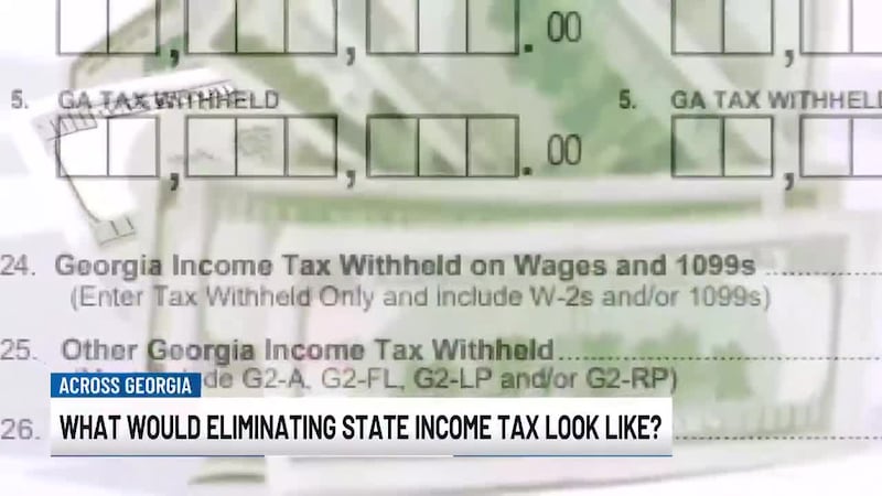 The state would have to replace roughly $20 billion generated by the state’s income tax.