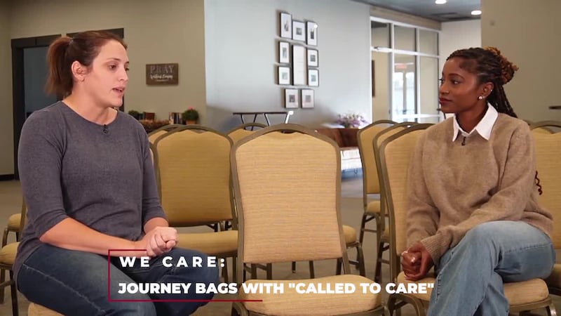 “We Care highlights Journey Bags with Called to Care, helping provide comfort items for...