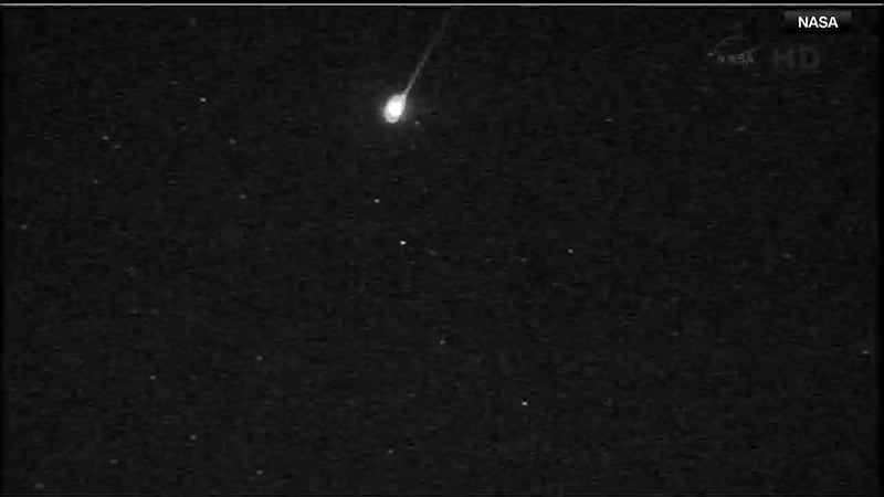 The Geminids are well known for their bright and frequent fireballs. (Source: NASA)