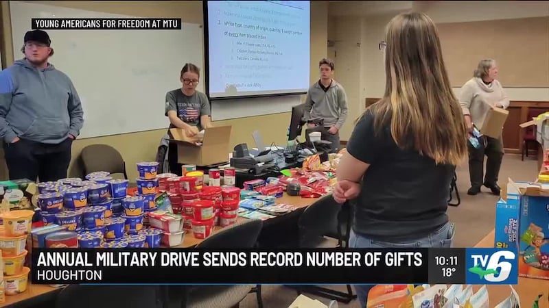 Military care package drive sends record number of gifts to service members